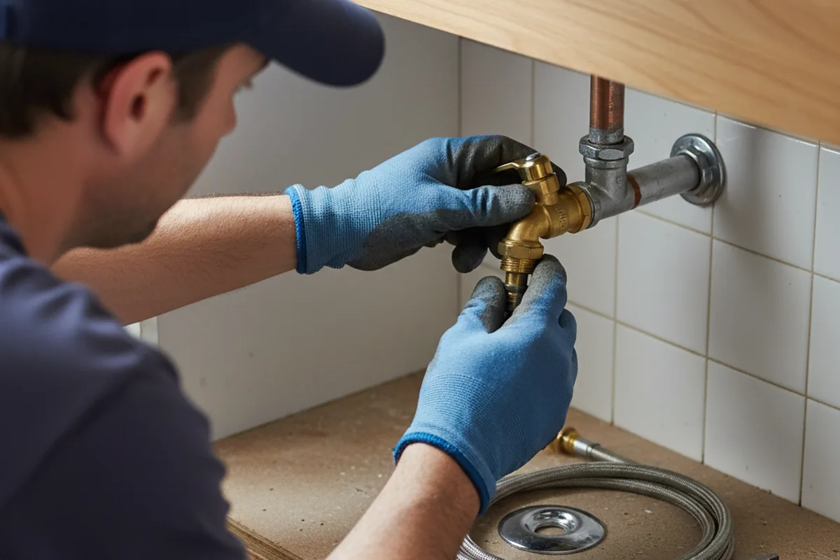 Shutoff valve and fitting work during Emergency Plumbing in Kirkland